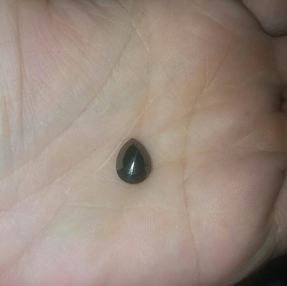 Beautiful black diamond teardrop.